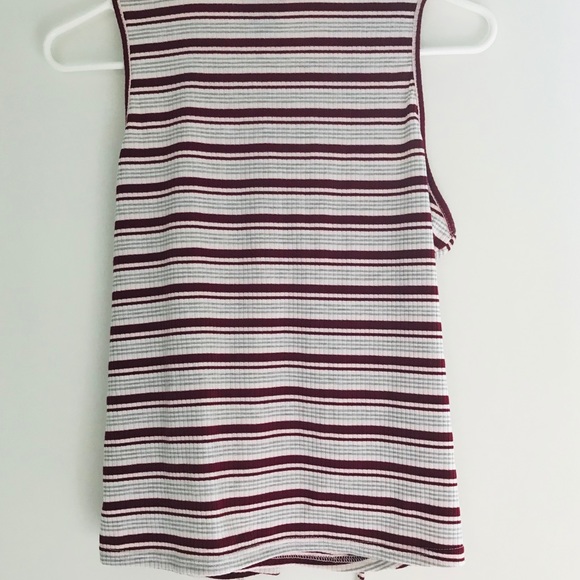 Striped Cami Top With String - Picture 2 of 2